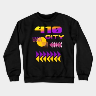 410 CITY ABSTRACT DESIGN Crewneck Sweatshirt